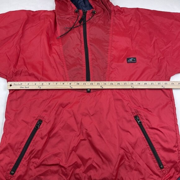 Helly Hansen Hooded 1/2 Zip Windbreaker Rain Jacket Men’s M Lightweight Vintage - Picture 4 of 13